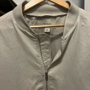 Calvin Klein Light Gray/Beige Mens Jacket
